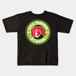 Dog Trainer At Work Kids T-Shirt